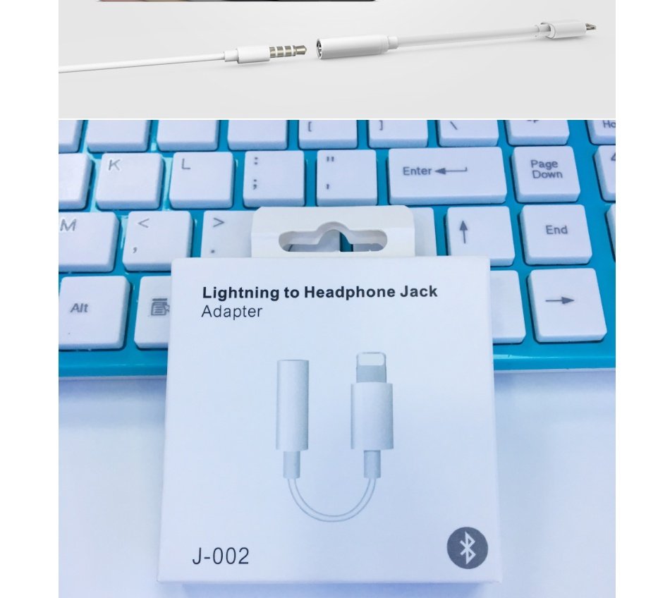 Audio Adapter For 78X Lightning To 3.5mm 2-in-1