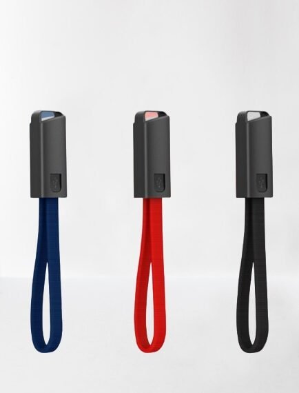Fast charging cable keychain