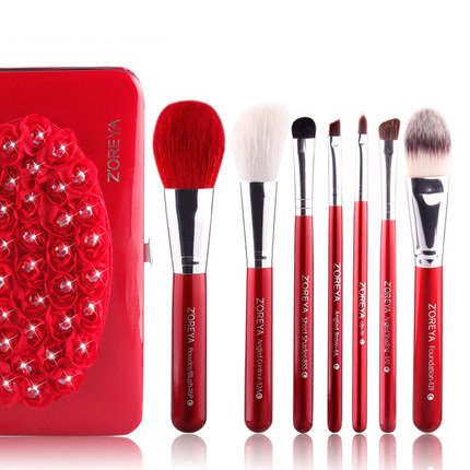 7 Boxed Animal Hair Makeup Brush Set Makeup Tools
