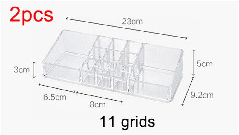 Rectangular New Product Plastic Drawer Small Transparent Storage Box Without Lid
