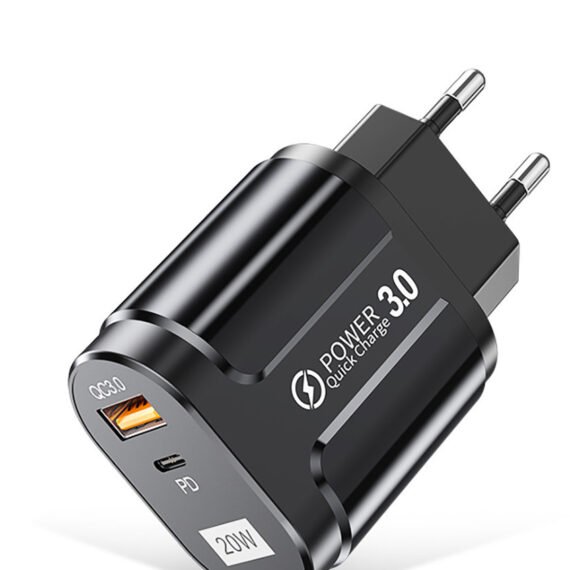 The USB Charger Is Suitable For Huawei And Xiaomi Mobile Phones, US, Europe And UK Wall Charger Plugs