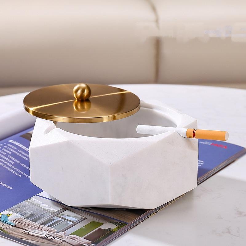Creative Ashtray With Lid Home High-end Ornaments