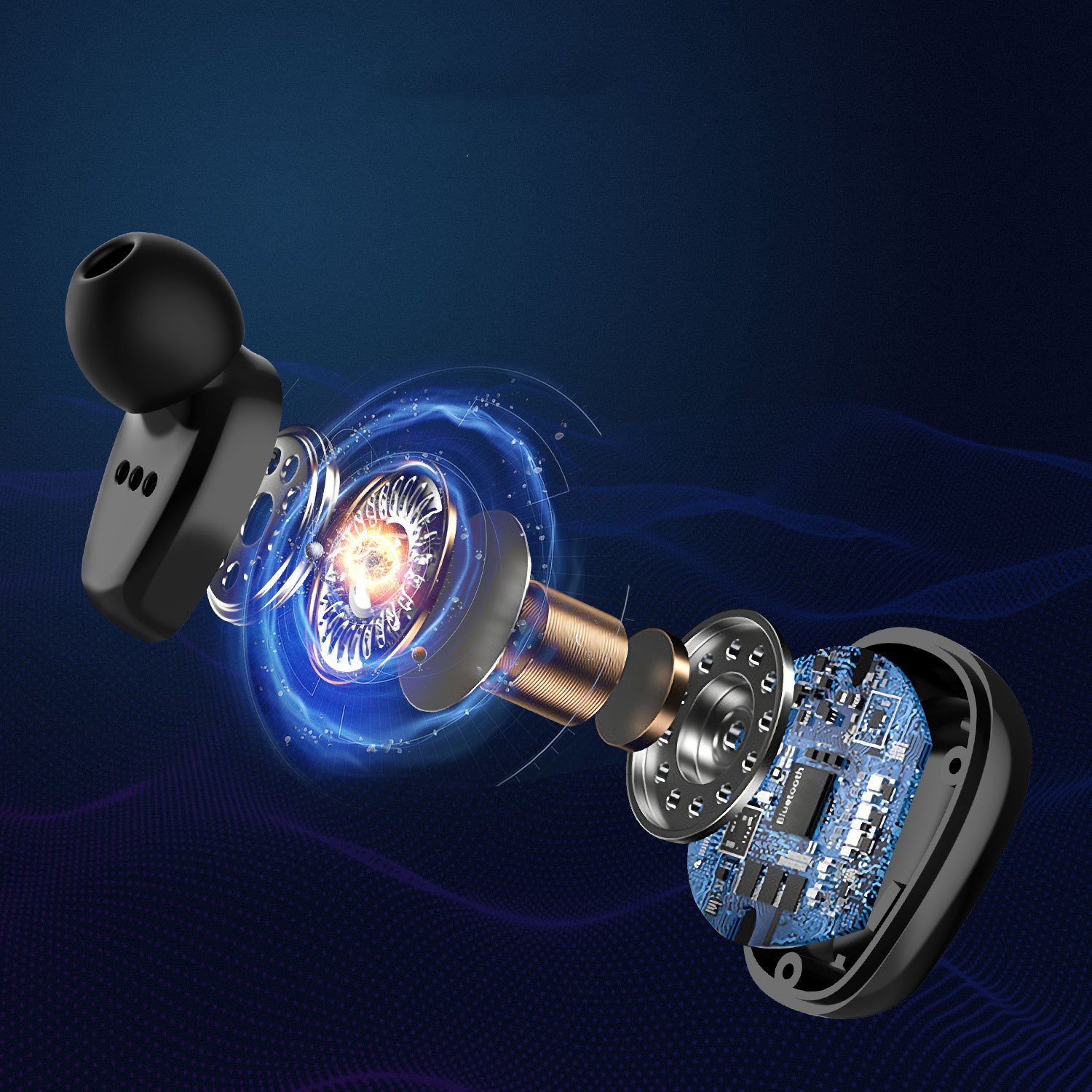 TWS innovative simple wireless bluetooth headset