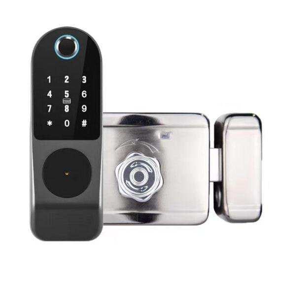 No Wiring Outdoor Fingerprint Rim Unlock Smart Card Digital Code