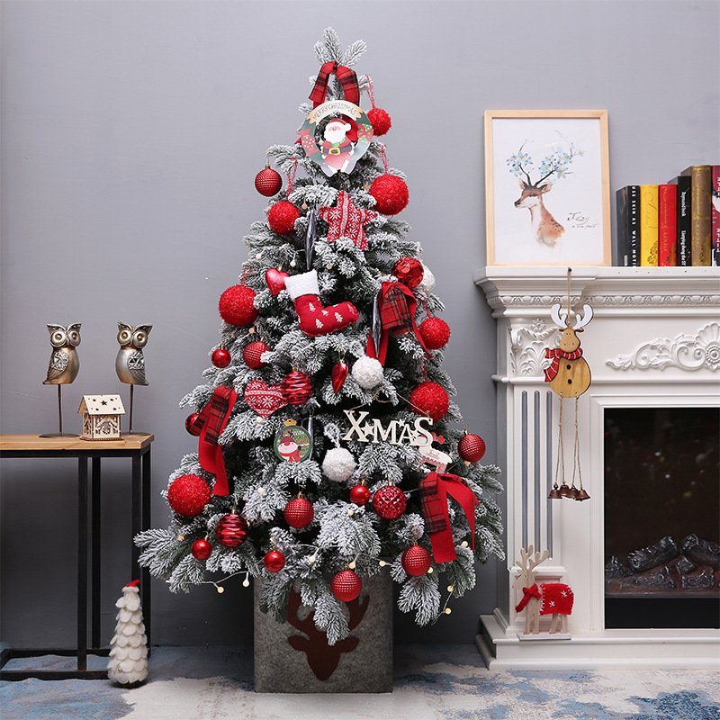 1.5M Snow Christmas Tree Package Decoration Household Ins