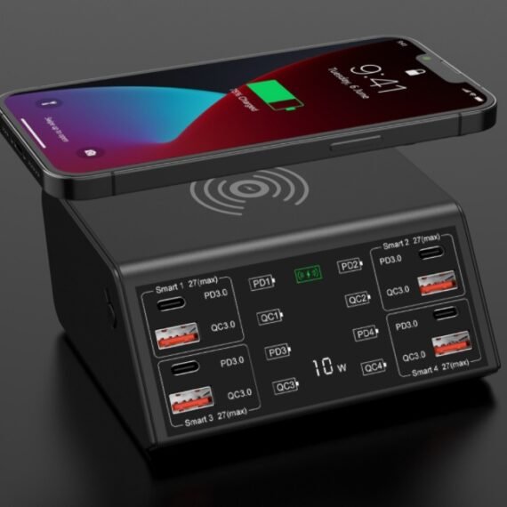 Wireless Charger Desktop Charger 8 Quick Charge