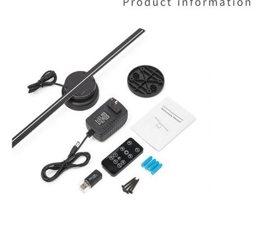 Naked Eye Holographic Projector Fan Screen