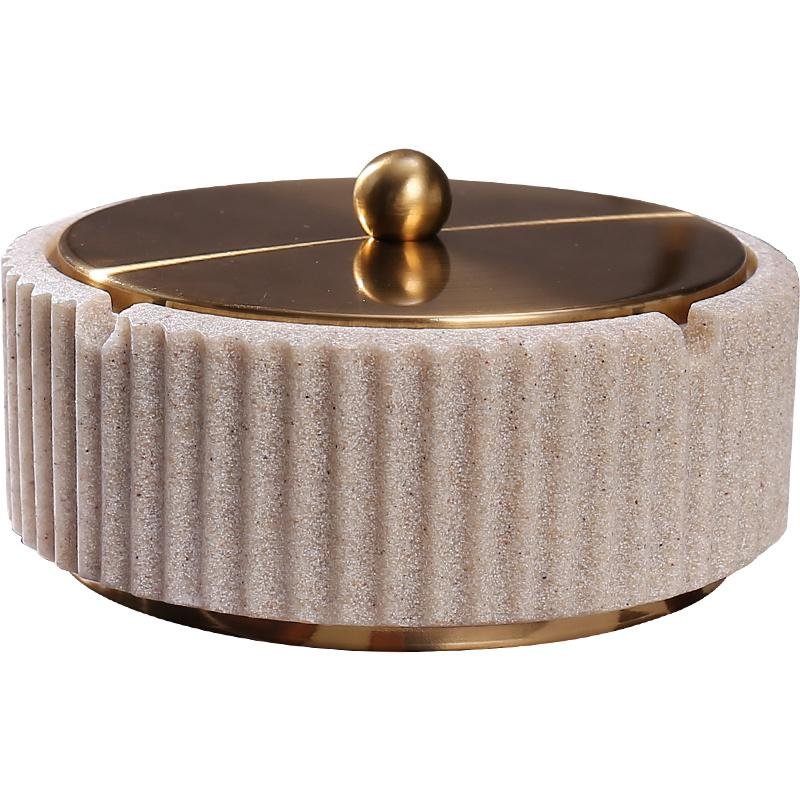 Creative Ashtray With Lid Home High-end Ornaments