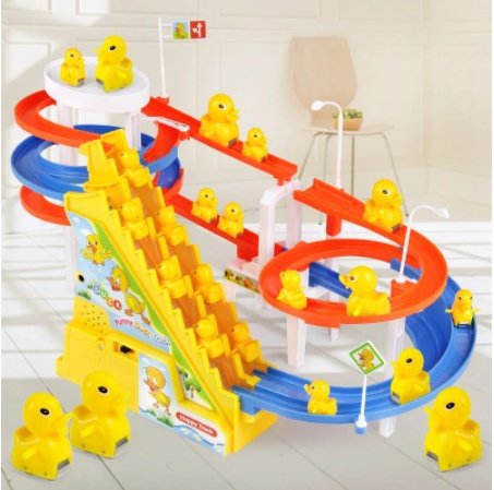 DIY Track Toys Electric Music Stairs Children's Toys
