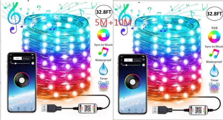 Christmas Tree Decoration Lights Custom LED String Lights