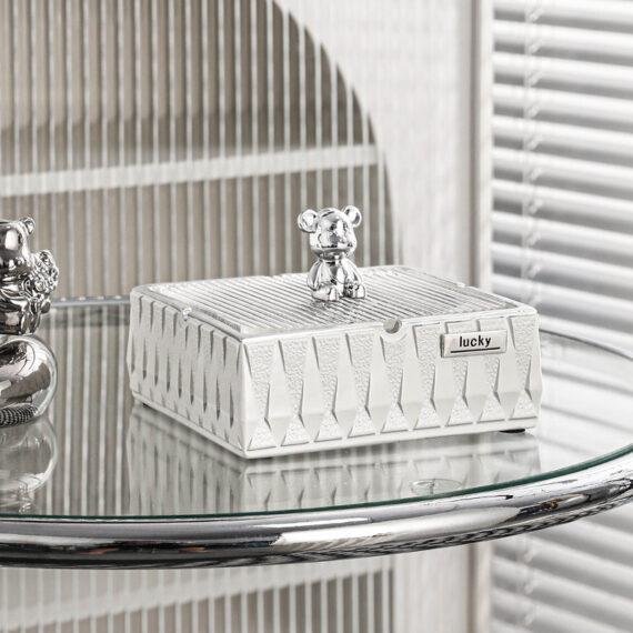 Anti-fly Ash Of Office Light And Luxurious Personality Ashtray