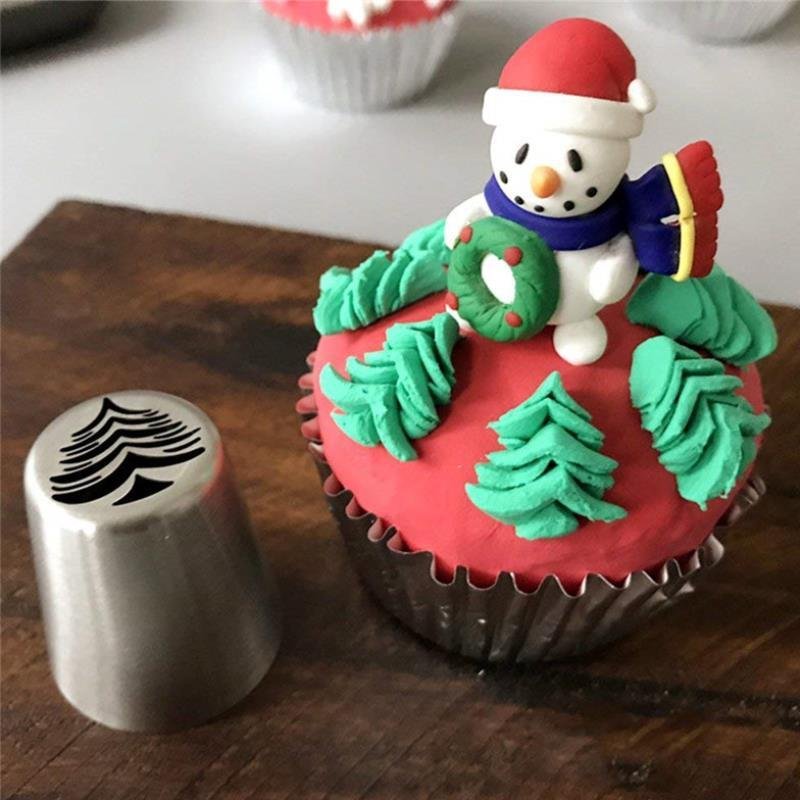 Christmas tree with snowflakes