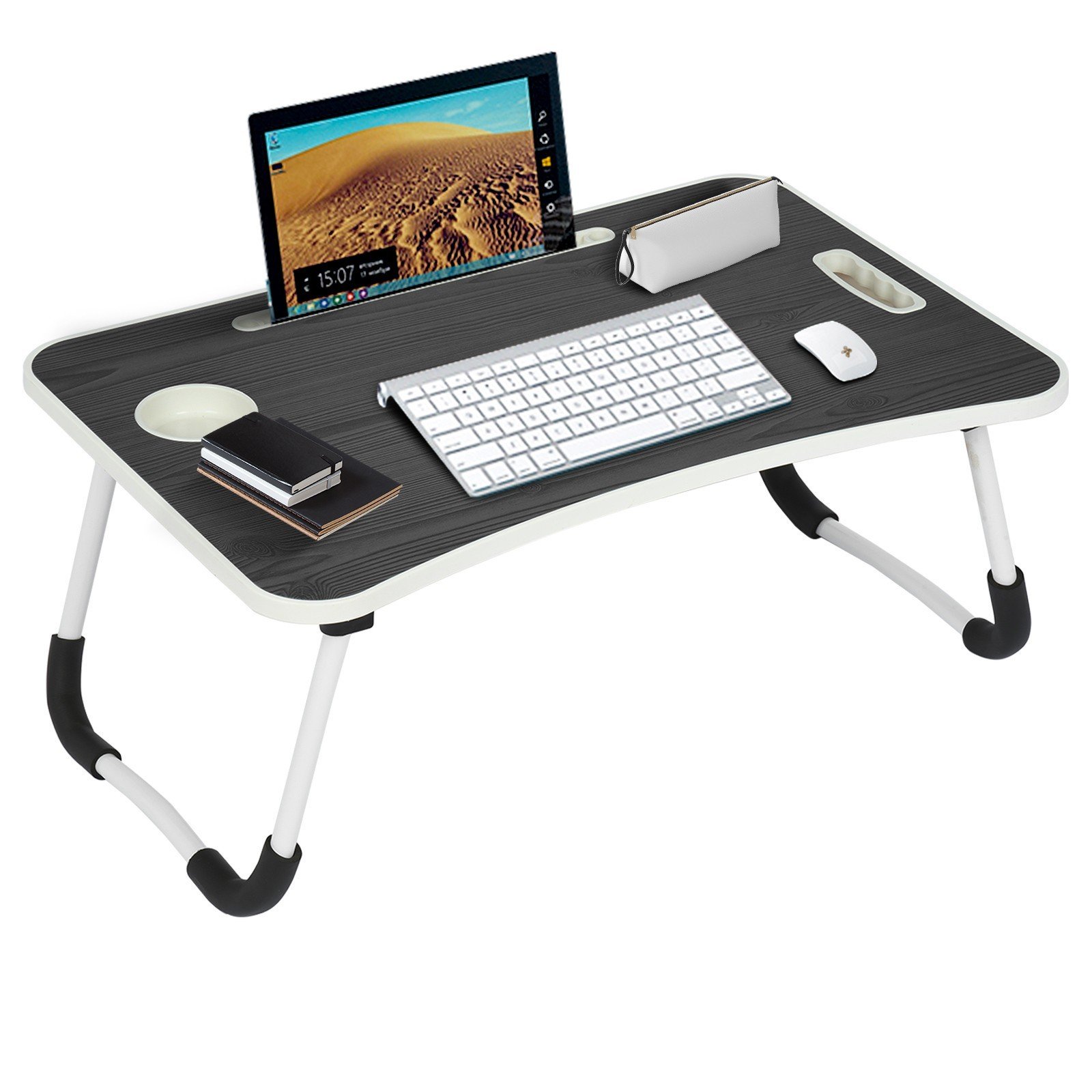 Large Bed Tray Foldable Portable Multifunction Laptop Desk Lazy Laptop Table