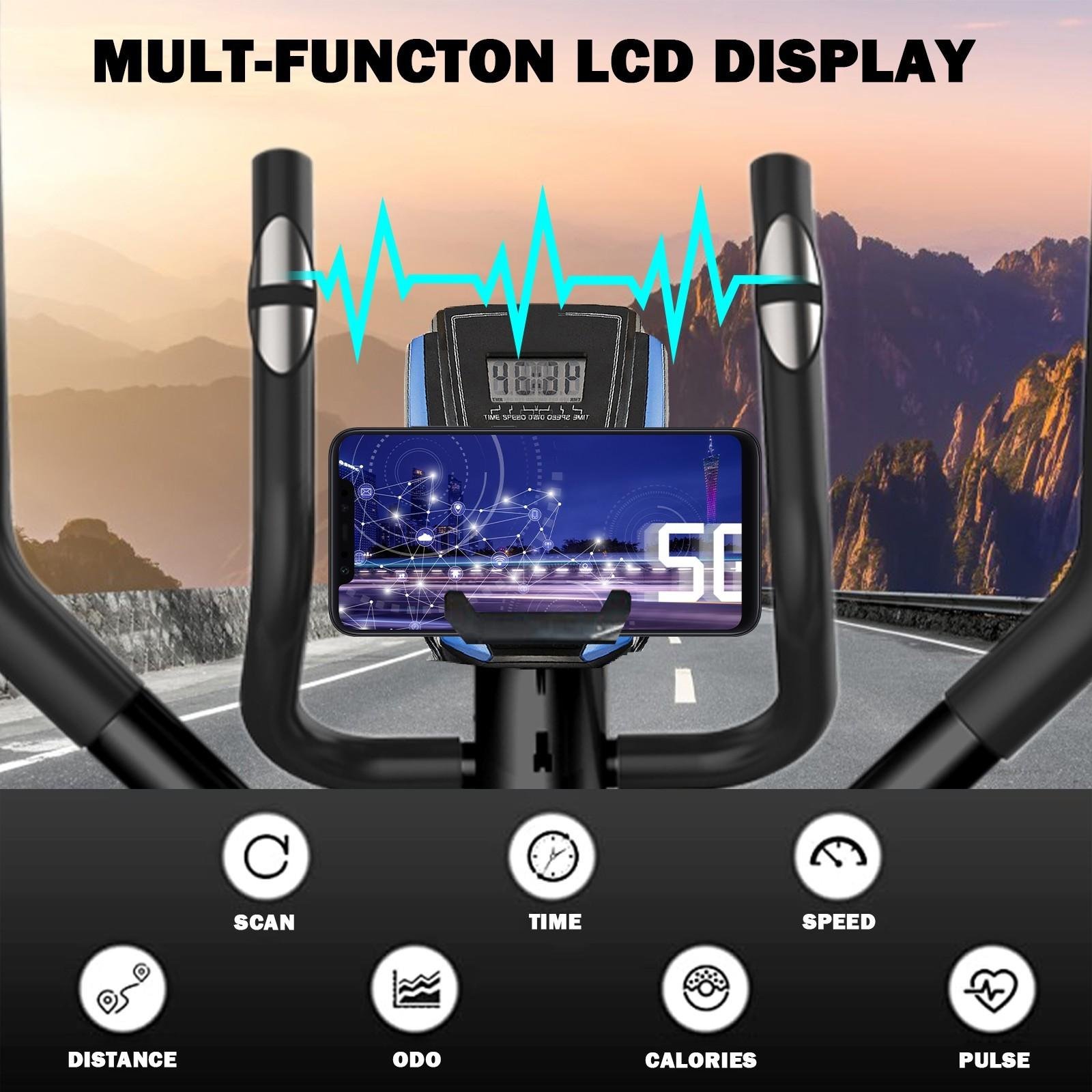 Multifunctional Elliptical Trainer Magnetron Walking Stepper Fitness Equipment