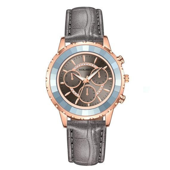 Fashion Fake Three-eye Men's And Women's Quartz Watches All-match Watch