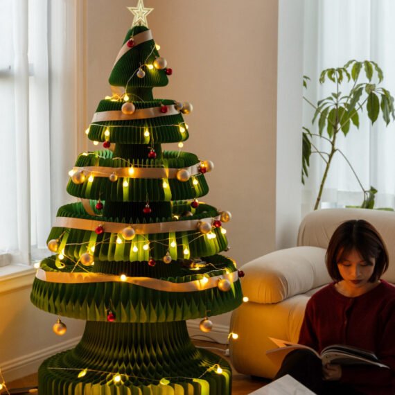 Origami Christmas Tree Decoration Creative Ornaments
