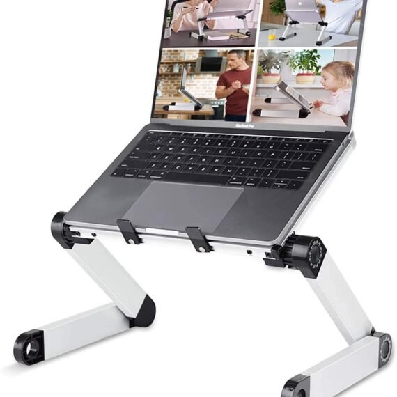 Adjustable Laptop Stand Table for Office, Portable Foldable Lift Bracket Aluminum Ergonomics Design,Office or Home Desk Suitable for Ipad Amazon Platform Banned