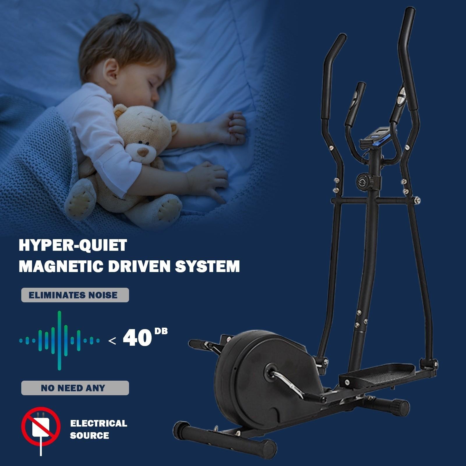 Multifunctional Elliptical Trainer Magnetron Walking Stepper Fitness Equipment